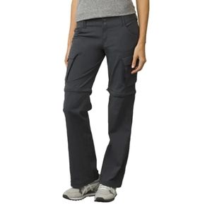 Prana Sage Convertible Pants - Zip Off Grey